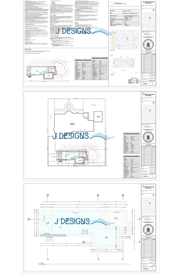 construction blueprint example