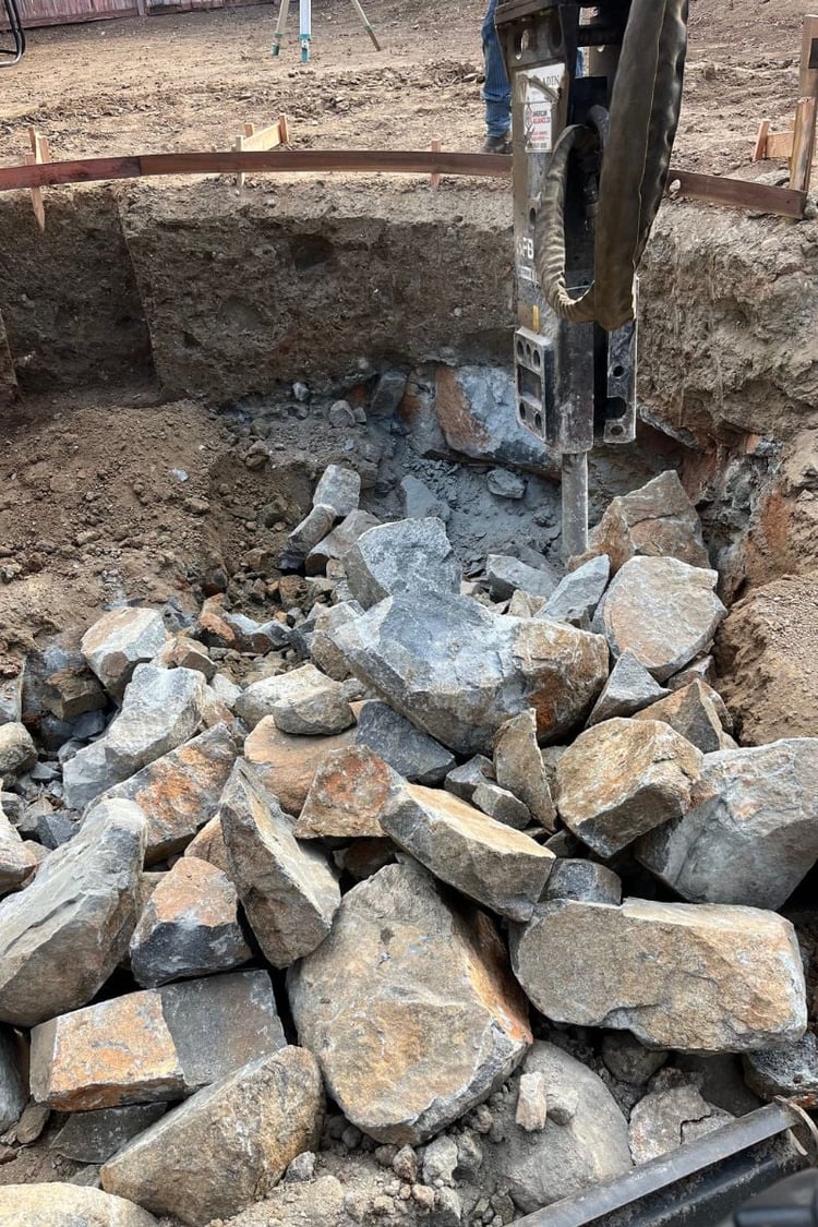 Decoding Rock Encounters during LA Pool Excavation: Explained