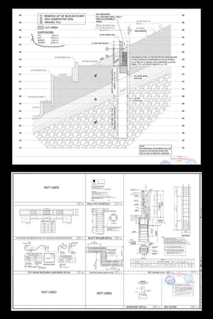 Retaining Wall Engineer plans