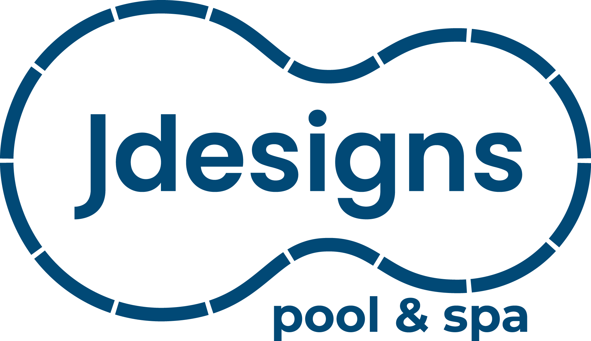 J designs pool and spa primary logo