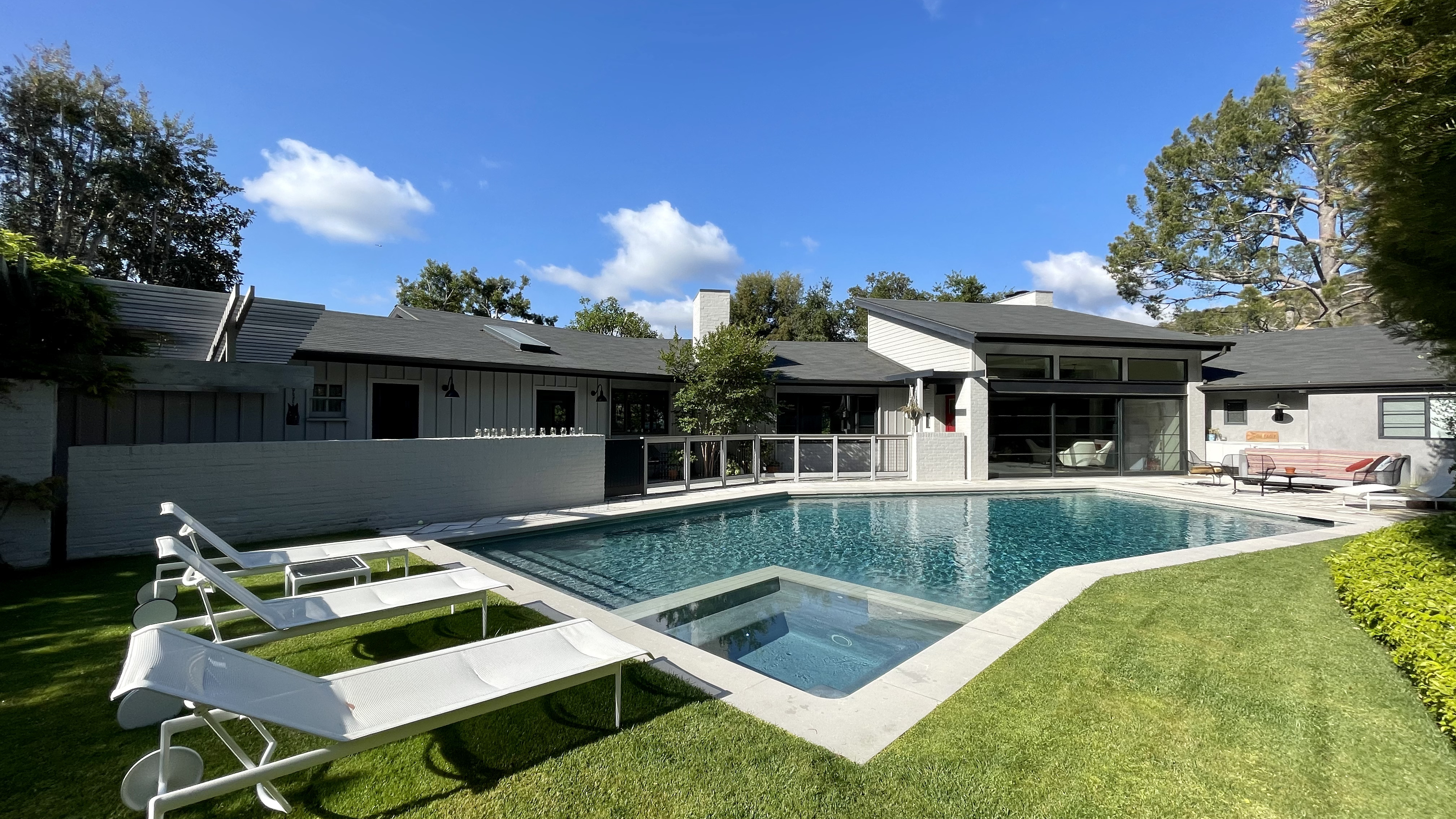 Designed residential pool