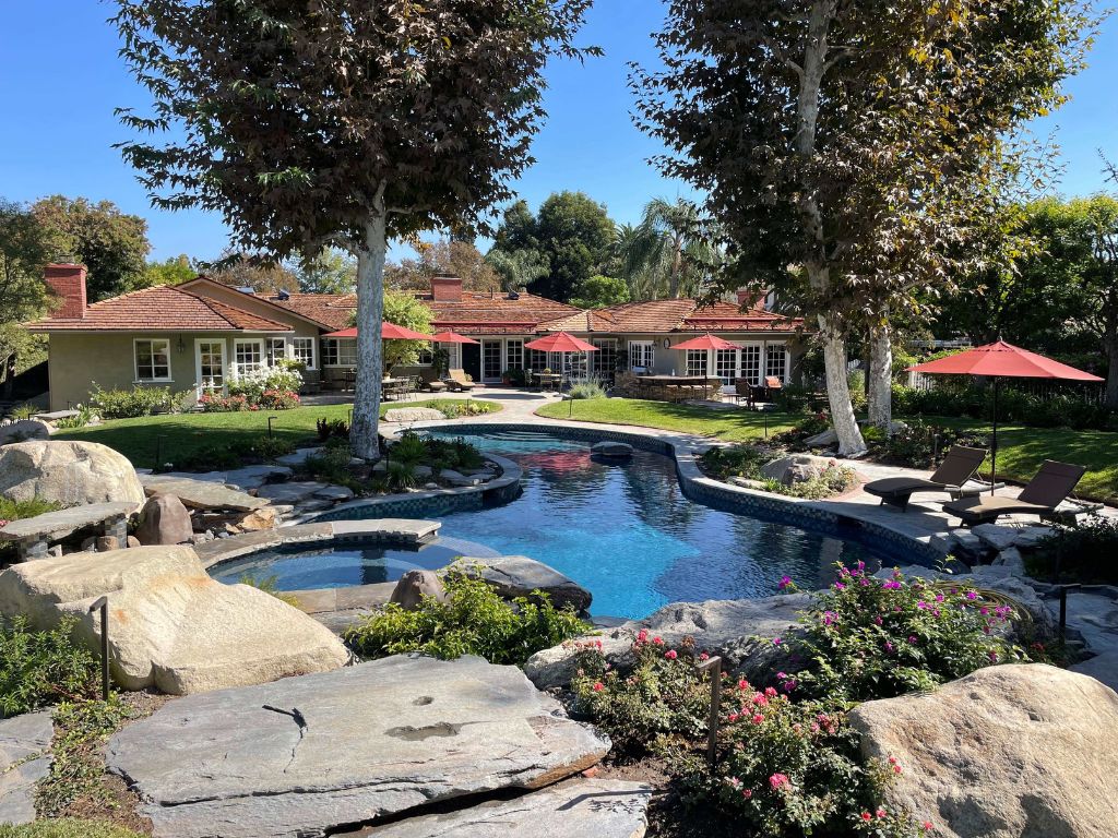Revitalize your oasis with JDesigns: we replace fake rock, adding authentic stone waterfalls for a touch of natural elegance.