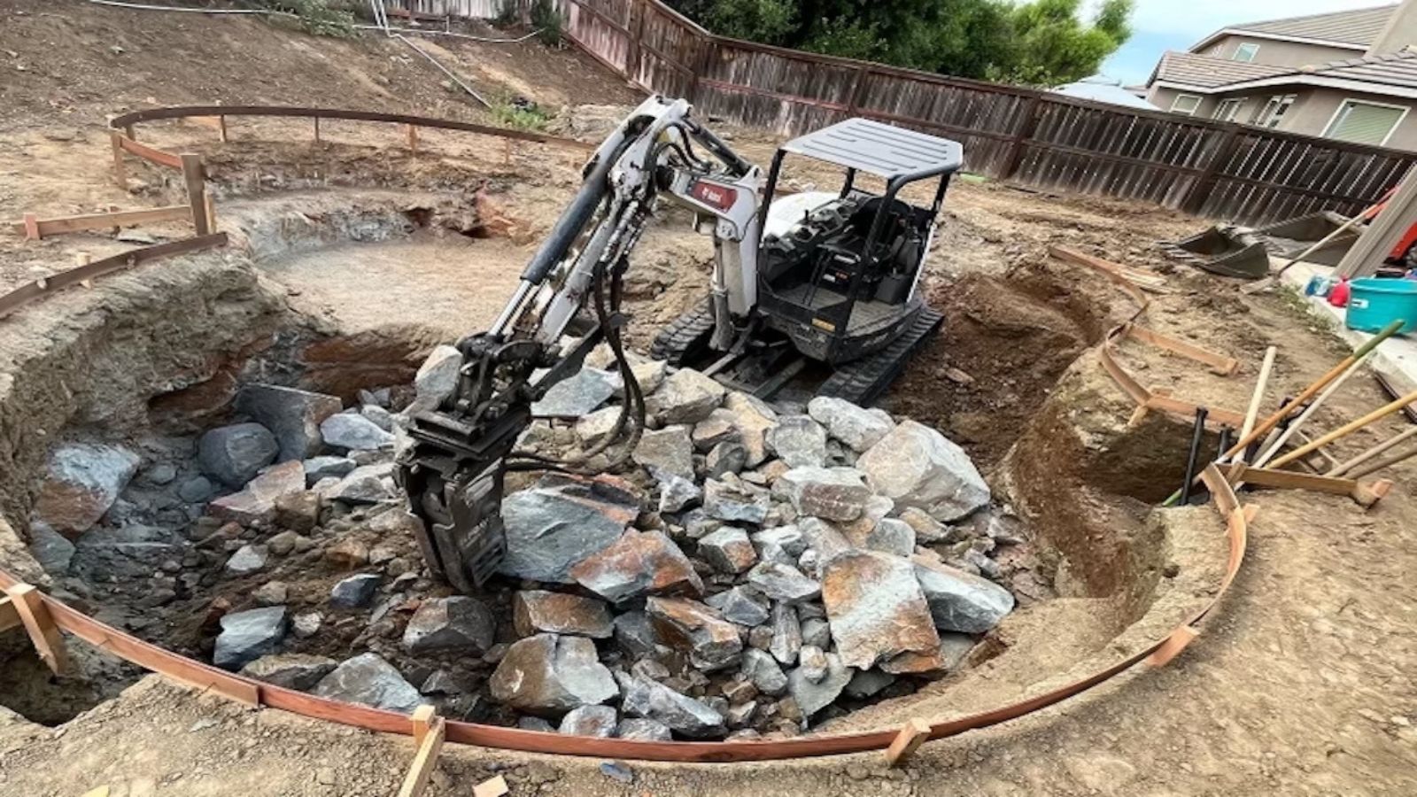 Decoding Rock Encounters during LA Pool Excavation: Explained